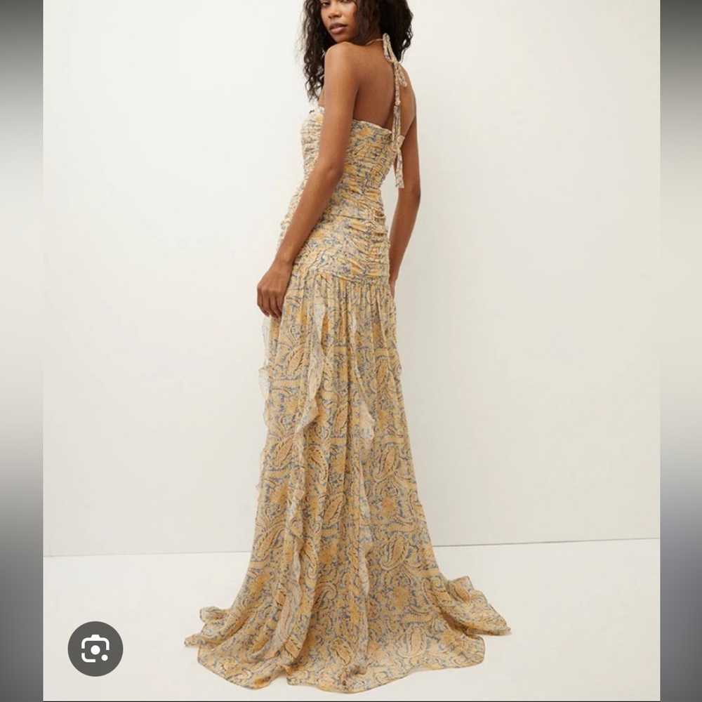 Veronica Beard Lucine silk maxi dress, Paisley, sz 6